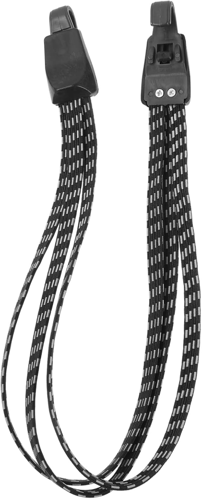 GALPADA Black Heavy-Duty Bike Luggage Bungee Cord with Hooks, Elastic Cargo Fixing Strap for Cycling and Outdoor Travel, Sturdy Binding Rope for Mountain and Road Bikes image number 3