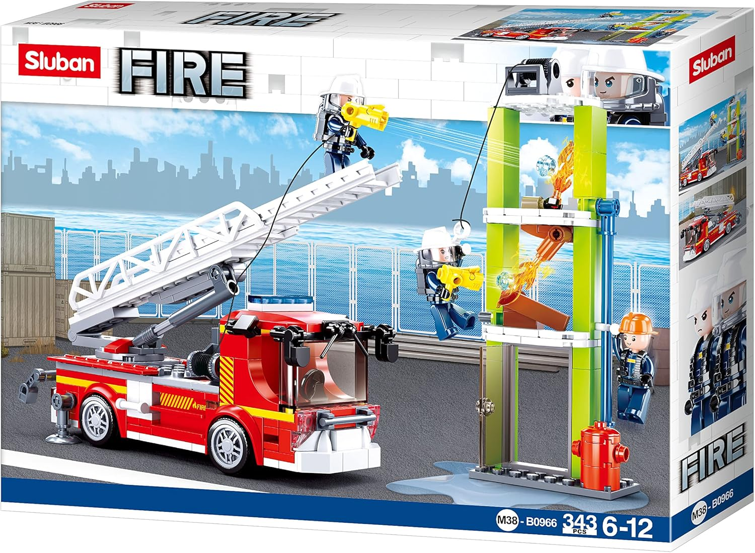 Fire Engine 343 Pieces