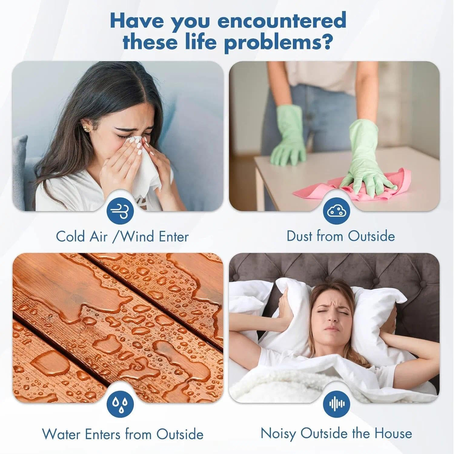 9.7 Feet Door Weather Stripping Door Frame Soundproof Seal Strip - V-Shaped Q Foam Kerf Weatherstripping Seal Strip for Doors Windows, Card Slot Installation Seals Large Gap