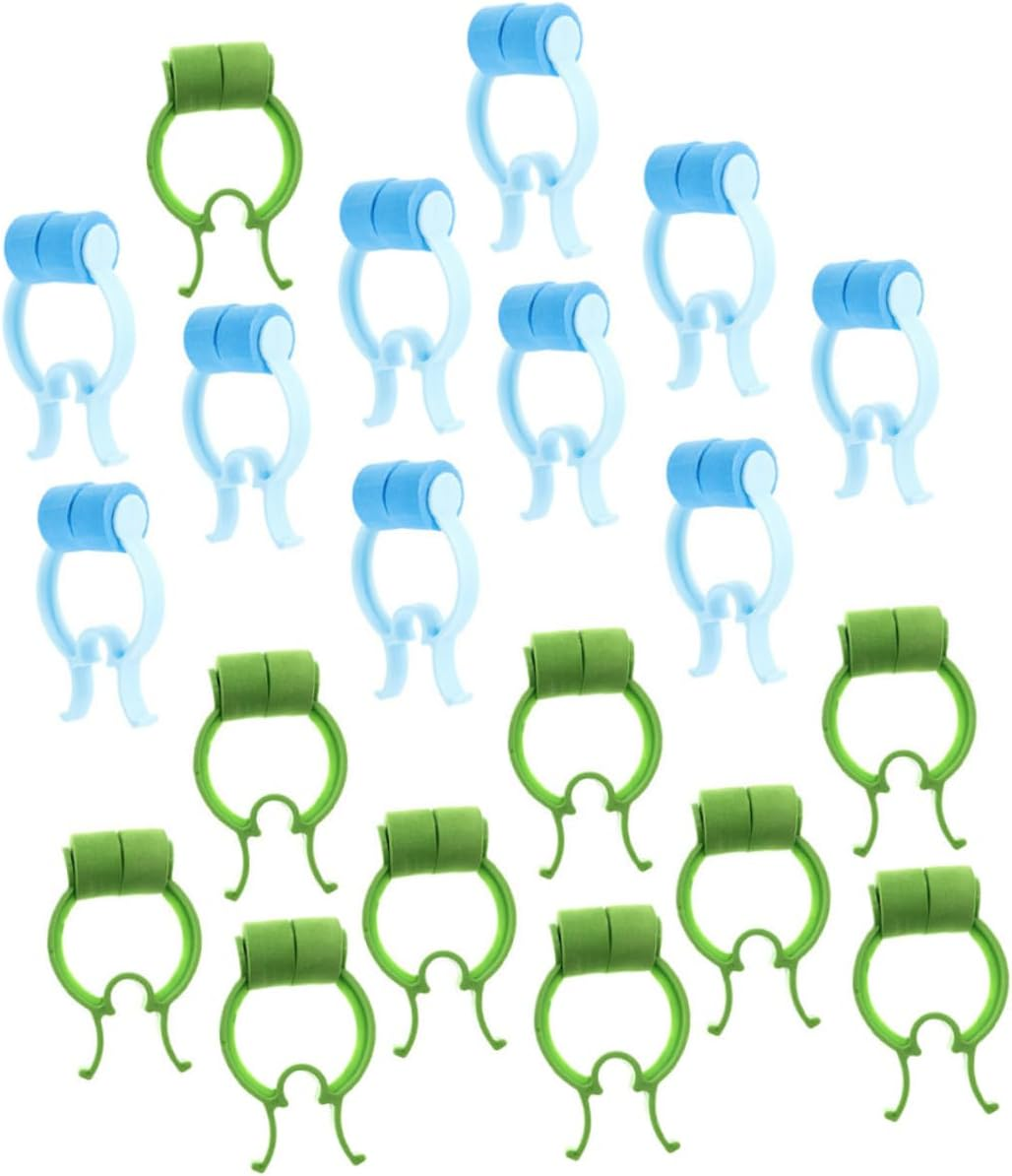 JECOMPRIS 20Pcs Nose Correction Clip Foam Nose Clip Nose Plugs for Swimming Adult Bloody Nose Stopper Nose Stop Clip Nasal Clip Epistaxis Care Clips Child Portable Pom