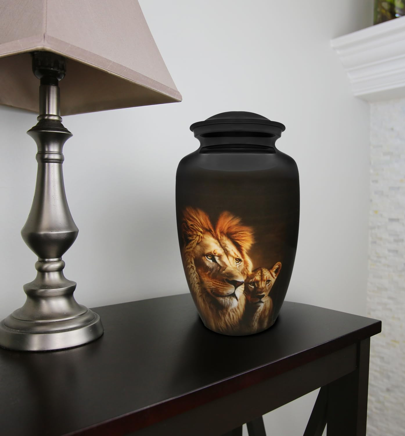 Urn - Urns for Human Ashes Adult - Lion'S Pride Memorial Urns for Human Ashes - Decorative Urns - Cremation Urn for Adult Ashes - 200LB Urn with Bag image number 5