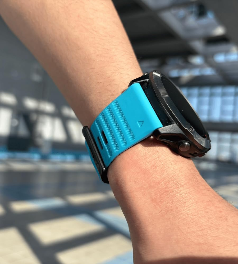 22Mm Quickfit Watch Band for Garmin Fenix 5 Fenix 6 Fenix 7 Forerunner 935 745 965 955, Silicone Replacement Strap for Garmin Quatix 5/6/7 47Mm Descent G1 image number 3