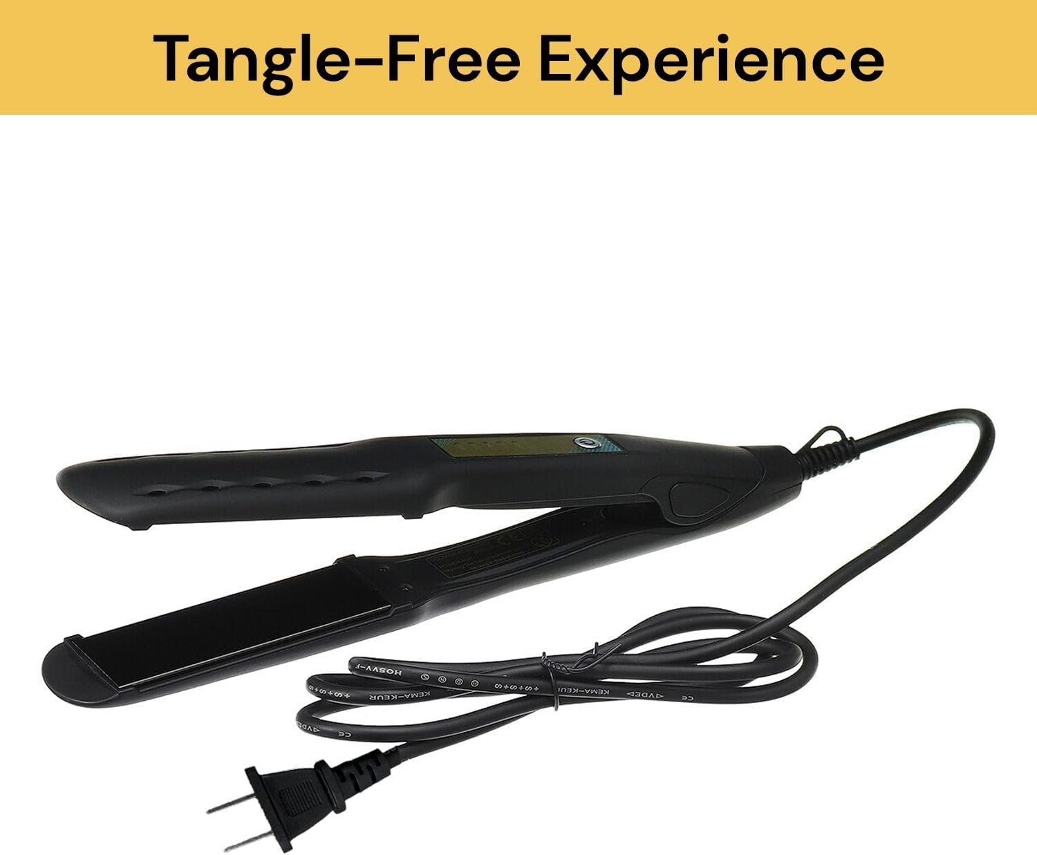 Spendeal Hair Straightener, 1 Inch Flat Iron Straightener and Hair Curler 2 in 1, Ceramic Ionic Curling Iron Straightener with Anti-Iron for Less Frizz, Shinier & Smoother image number 2