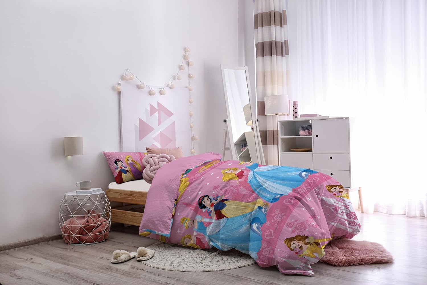 Disney Single Duvet Cover + Pillowcase Duvet Cover with Pillowcase Duvet Cover 155 X 200 Cm 100% Cotton Princess (No Fitted Sheet) image number 4