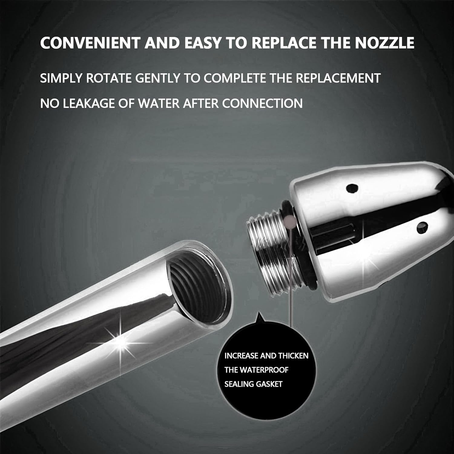 Enema Douche Shower System, 3-Heads Aluminum Professional Anal Cleaning & Colonic Kit, Handheld Shower Nozzle for Men Women, with Velvet Carry Bag