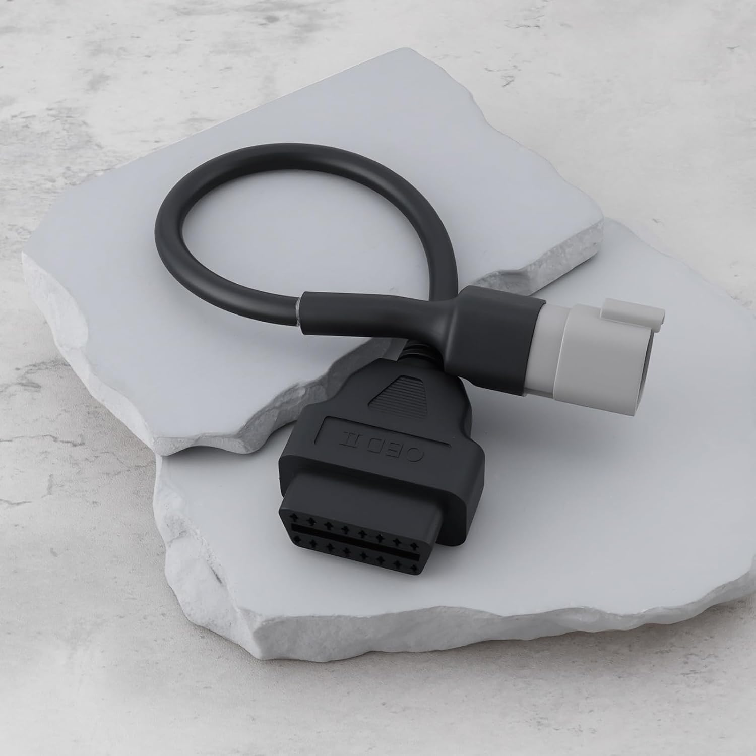 Emsea 6 Pin OBD2 6-Pin to 16-Pin Diagnostic Cable Adapter Compatible with CAN-AM Moto ATV UTV All-Terrain Vehicle