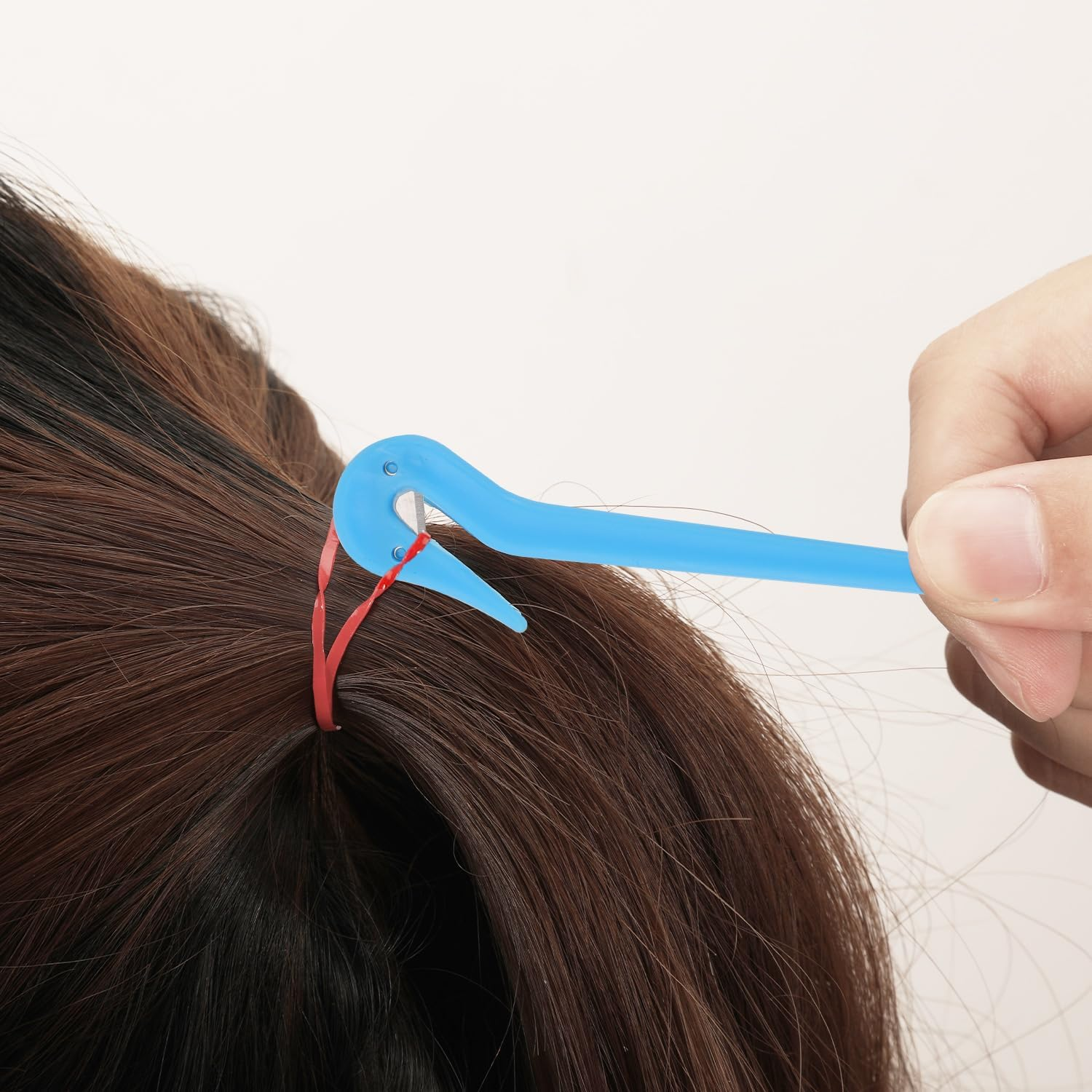7-Piece Cutting Tool for Elastic Hair Bands, Hair Scrunchie Remover, Free Tool for Removing Ponytails, Pony Pick for Toddlers, for Cutting Pony Rubber Hair image number 2