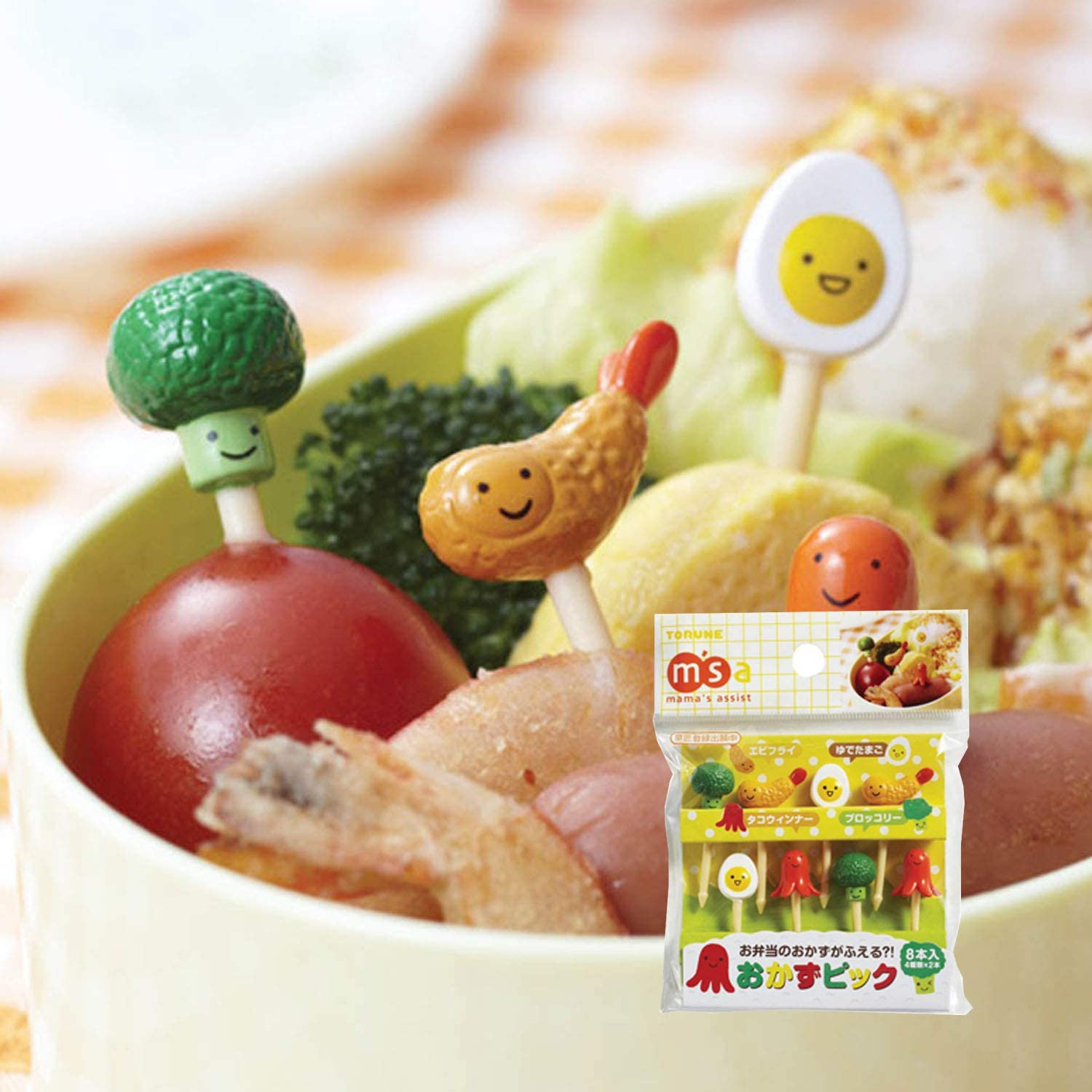 Torune Mama'S Assist Food Picks Bento Lunch 8 Pieces 2 Pack Set image number 3