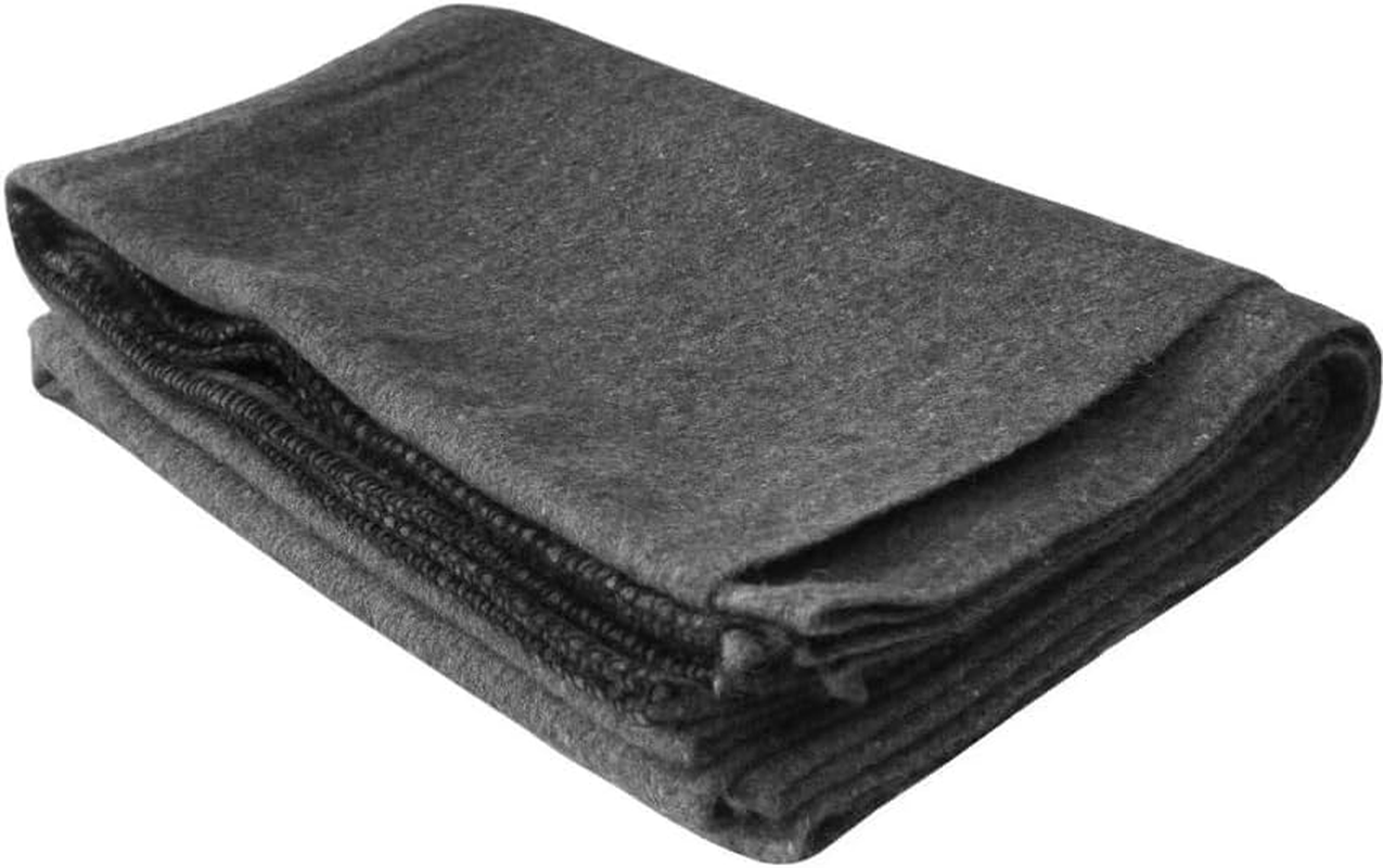Premium Wool Blanket &ndash; 55% Wool Heavy-Duty Outdoor Blanket for Camping, Hiking, Survival, and Emergency Use | Warm, Durable, and Wind-Resistant (2M X 1.5M) image number 2