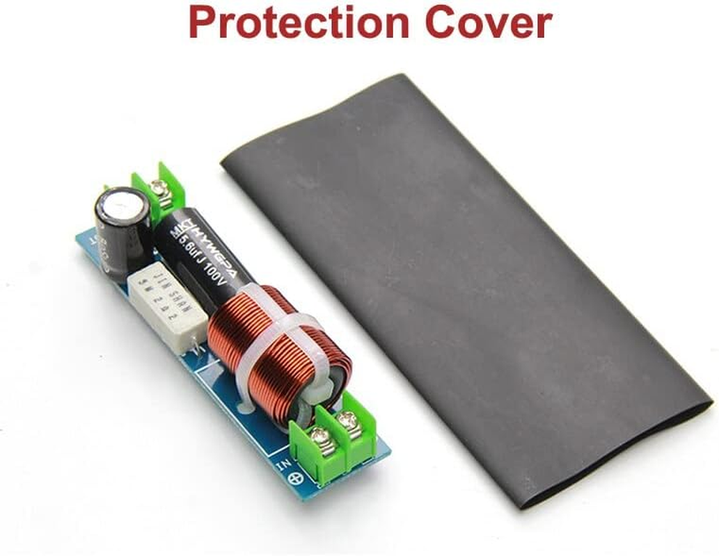 HOOCI 2PCS 1 Way 60W Mediant Speaker Frequency Divider Circuits Car 1-Unit Automotive Hifi Stereo Audio Crossover Filters image number 5