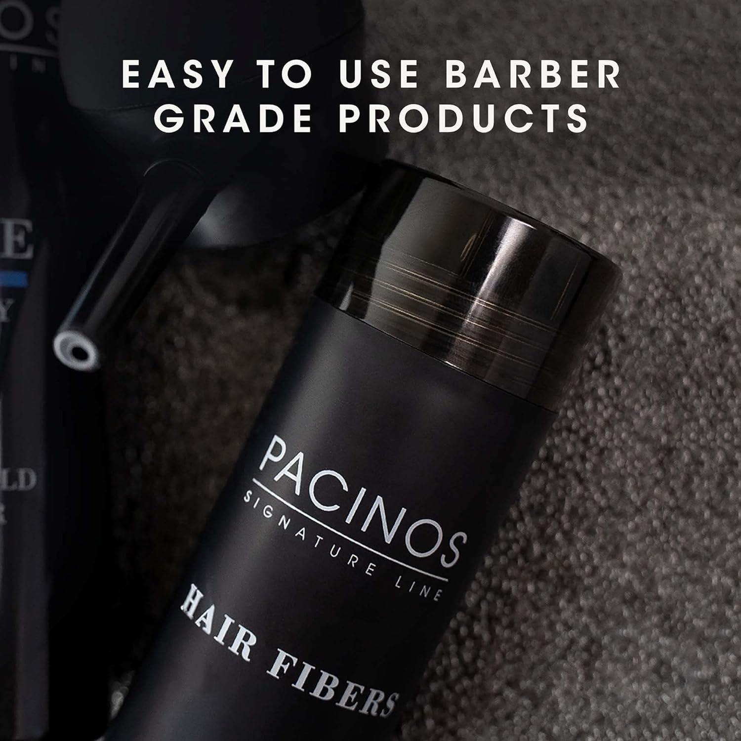 Pacinos Hair Fiber Kit - Conceal Thinning Hair Instantly with Fiber Hold Spray - Dark Brown image number 4