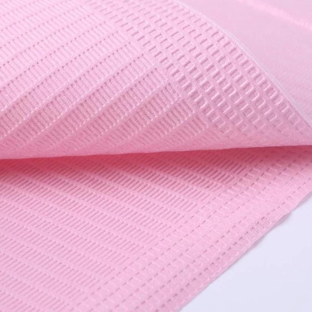 125Pcs Pink Pads Disposable Waterproof Medical Paper Dentist Oral Bib Dental Clean Pad image number 2