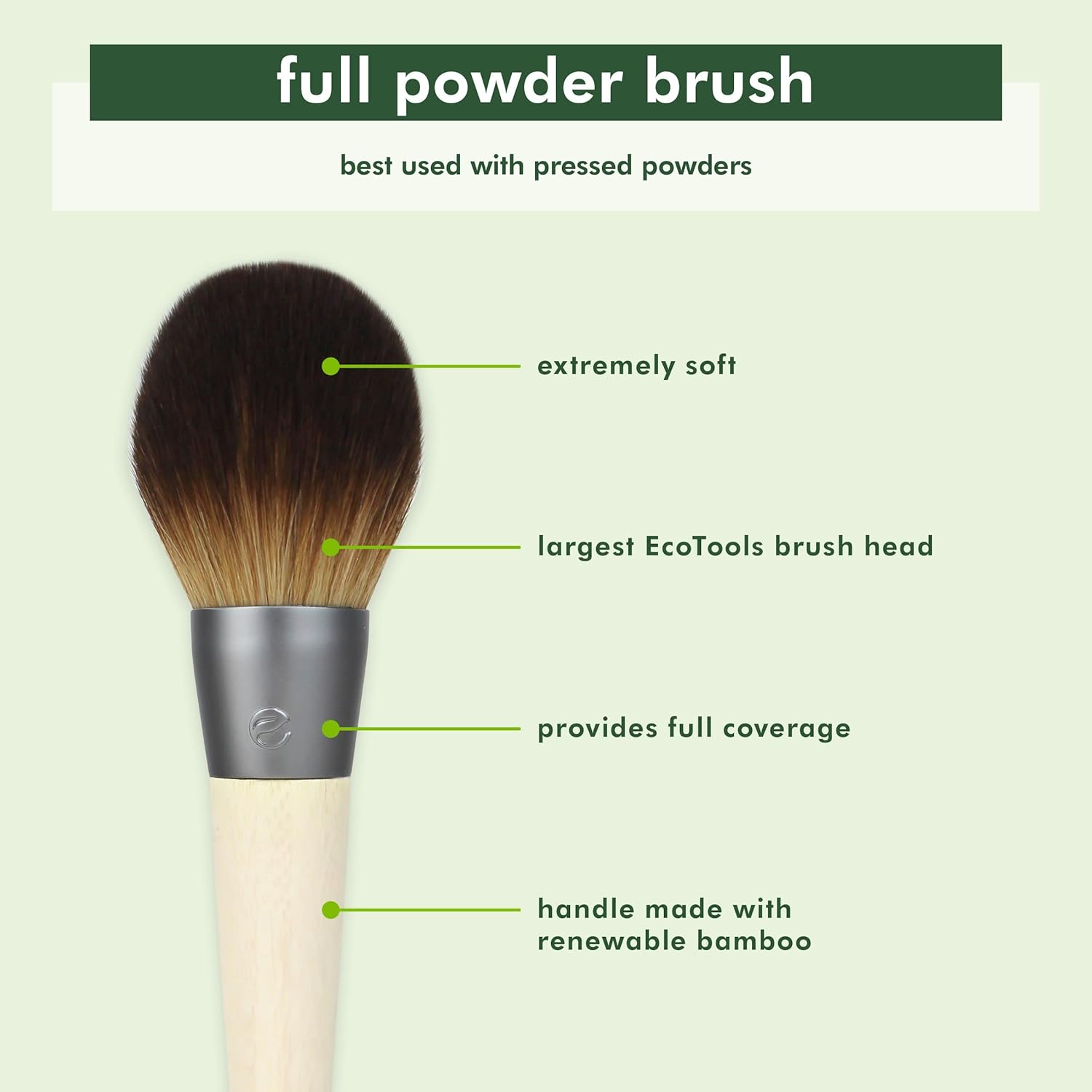 Eco Tools Full Powder Brush image number 1