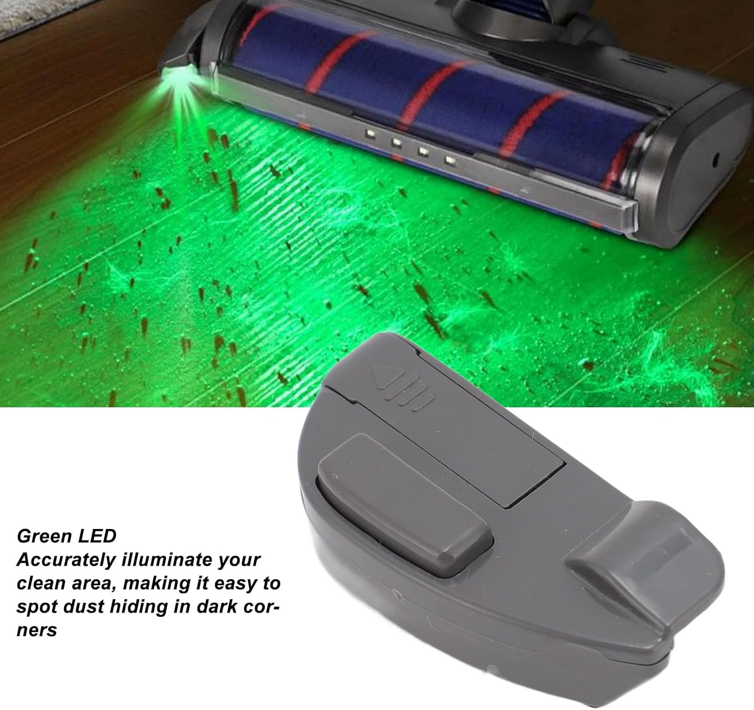 Vacuum Cleaner Dust Display LED Lamp for for Shark Bissell, Reveal Microscopic Dust & Illuminate Invisible Pet Hair Cat Dog Fur, Upgrade Vacuum Cleaner Accessories image number 2