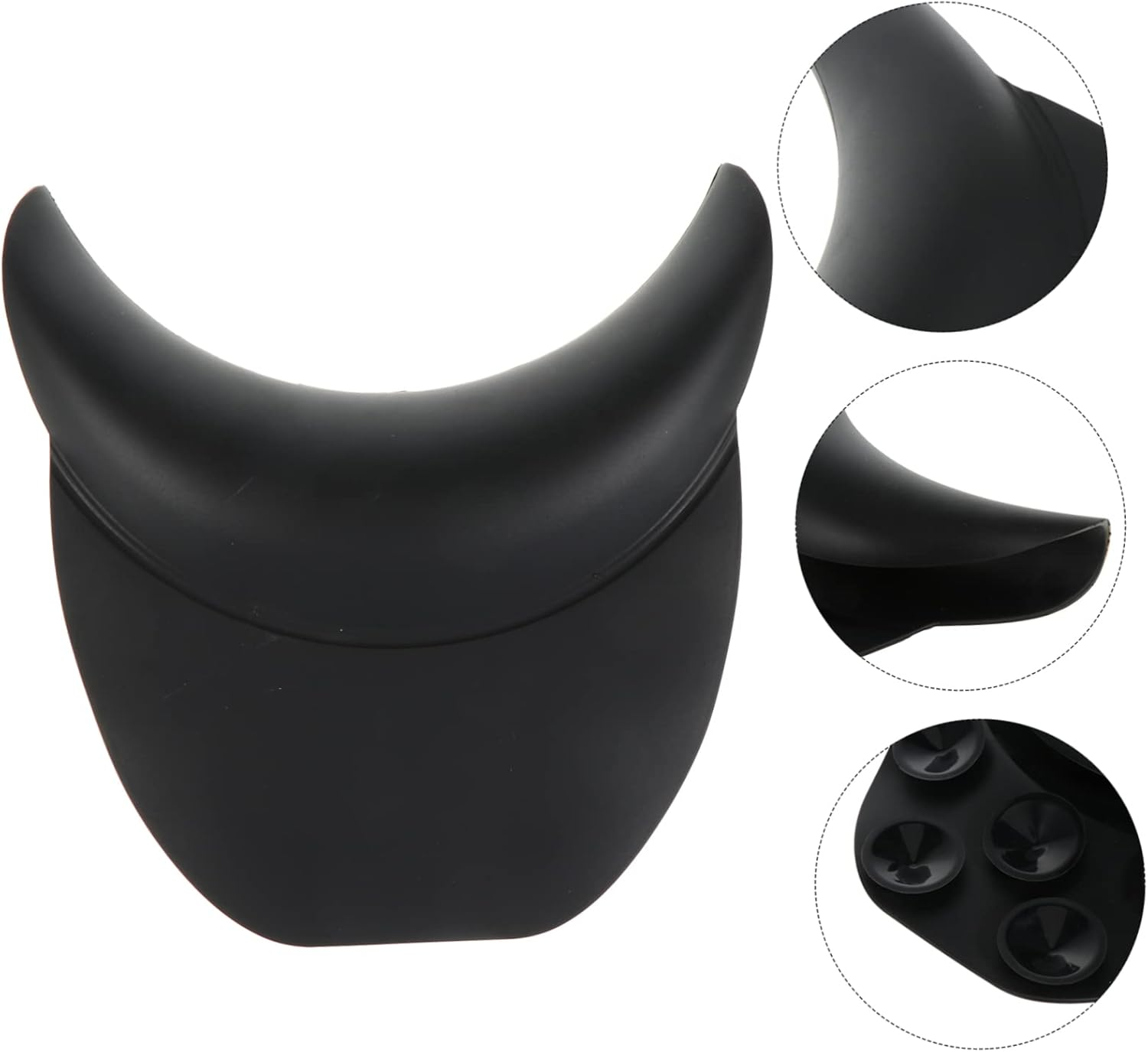 FRCOLOR Silica Gel Shampoo Neck Rest Pillow 18X18X4Cm Lightweight Portable Comfortable Hair Washing Support for Salon Home Use