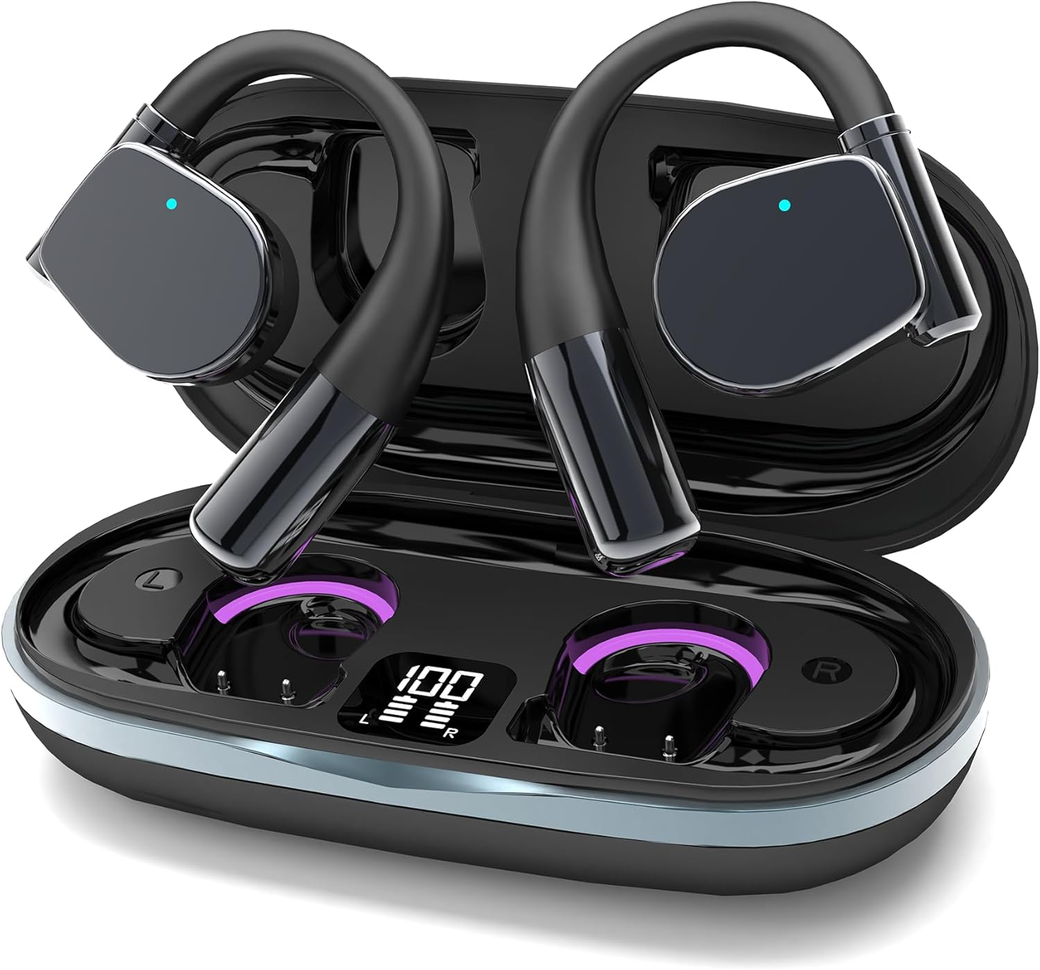 AI Translation Earbuds Real Time 164 Languages Translator Earbud 3 In-1 Bluetooth 5.4 Audifonos Traductores Ingl&eacute;s Espa&ntilde;ol Translating Device for Travel Business Leaning Ios & Android Compatible image number 6