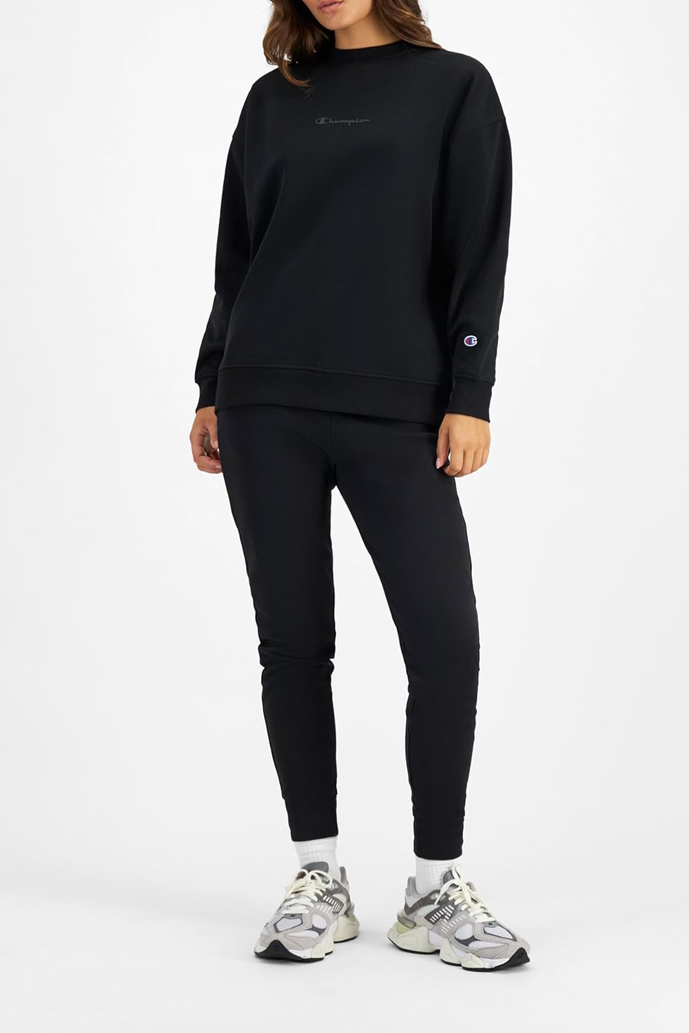 Champion Women'S Script Tonal Crew image number 3