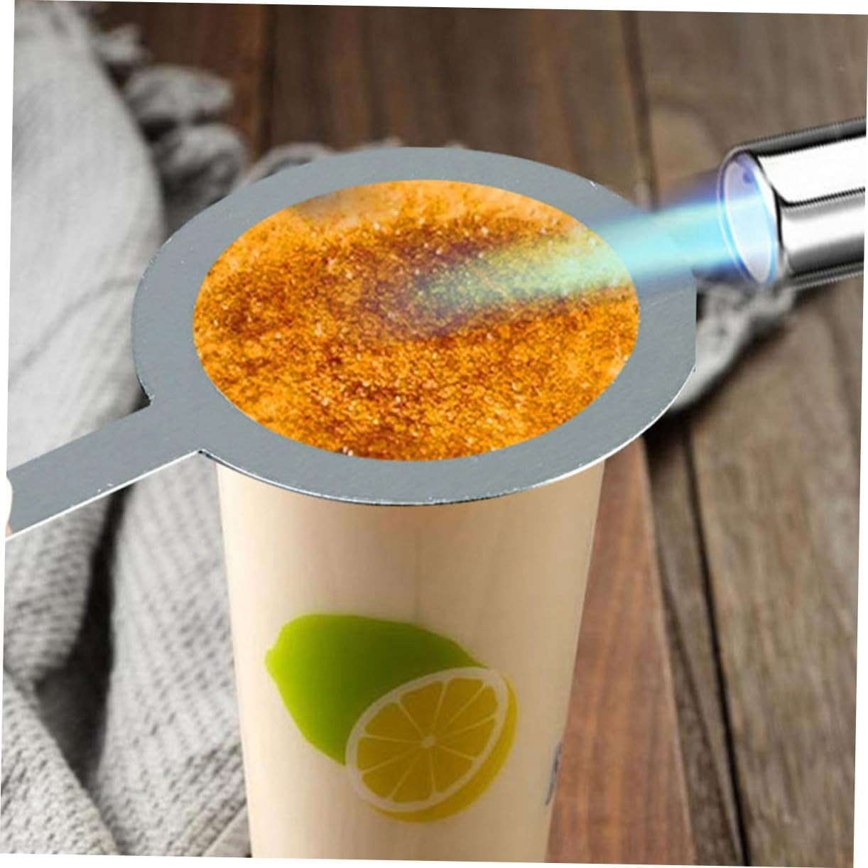 Garneck Stainless Steel Baking Cup Ring Rust-Proof Cup Rim Covers for Heatproof Protection Anti-Scald Design Milk Tea Shop Supply for Coffee Tea Cafes Kitchen Use 4Pcs image number 1