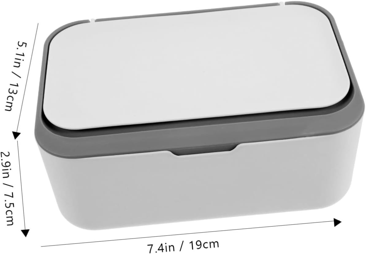 Portable Wipes Box Travel Toiletries Case Wipe Dispenser for Home Office image number 3