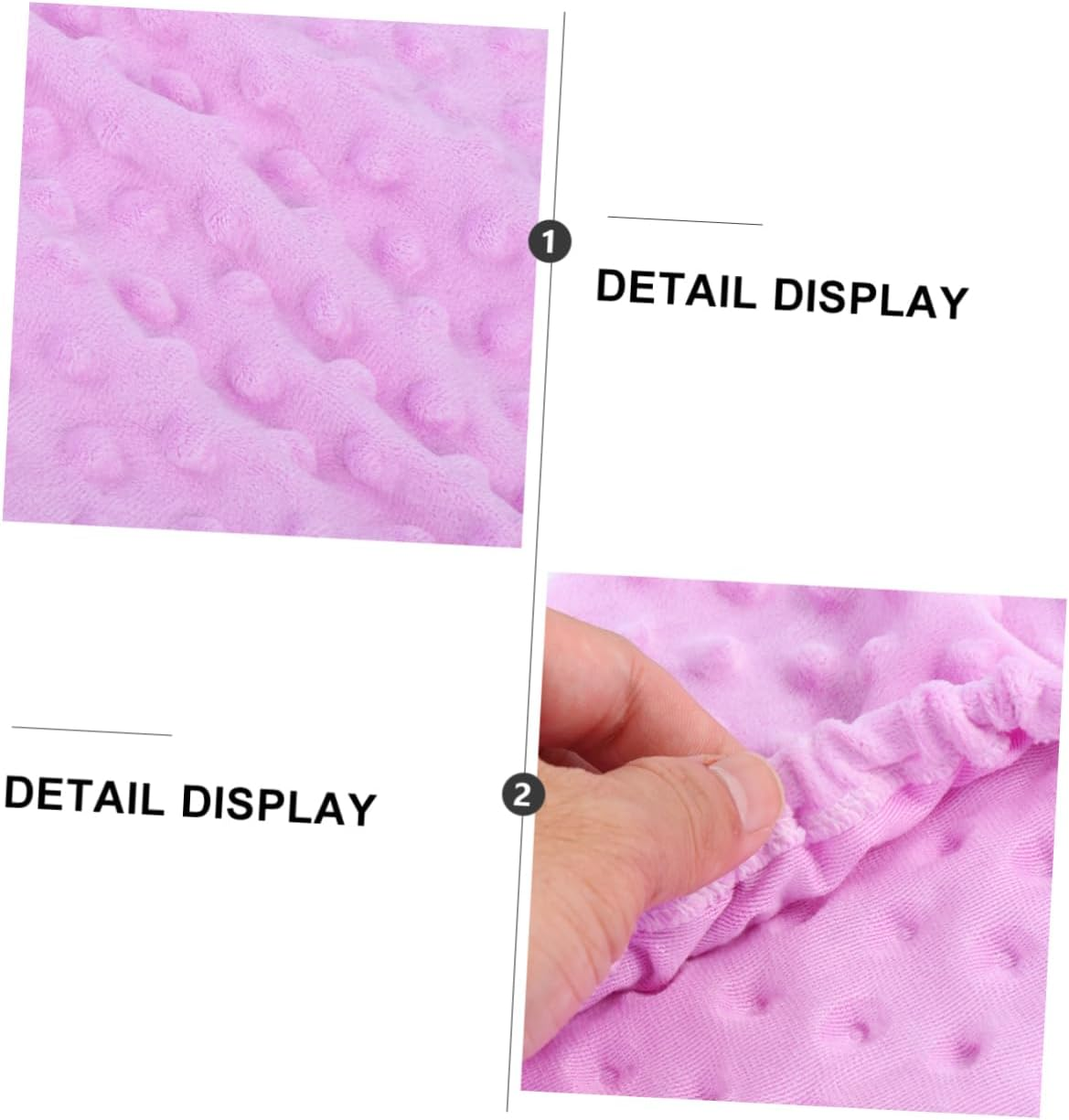 CHILDWEET Baby Change Pad Cover Breathable Purple Diaper Changing Table Sheet Comfortable Fit Infant Nursery Replacement Cover (No Inner Pad) image number 2