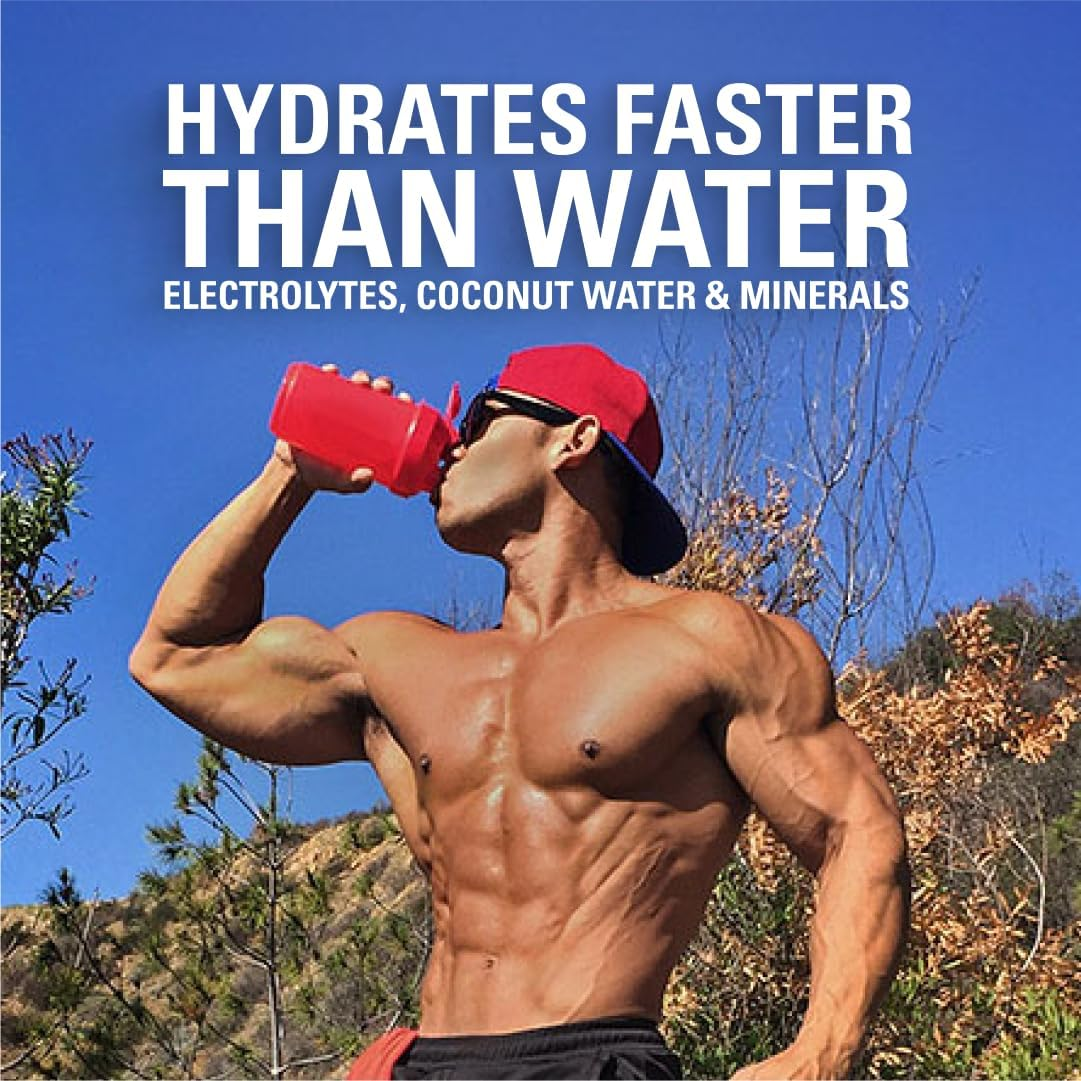 EHP Labs Hydreau Electrolytes Powder No Sugar - Hydration for Endurance & Energy - Electrolyte Powder for Men & Women - Sugar Free Electrolytes - (Kiwi Strawberry, 40 Serves) image number 6
