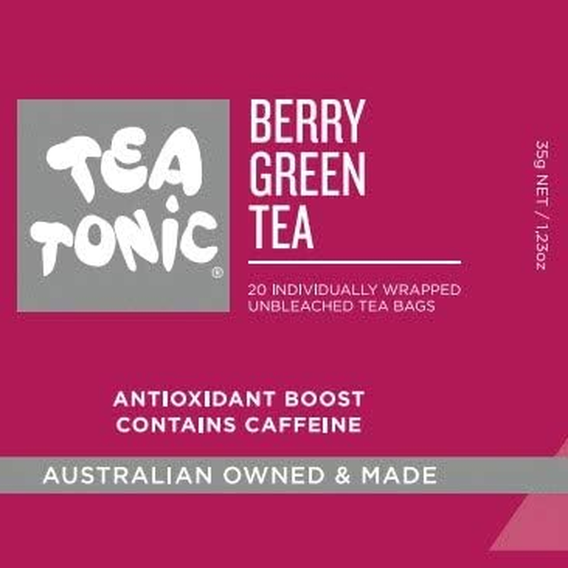 Berry Green Tea Loose Leaf Caddy Tin