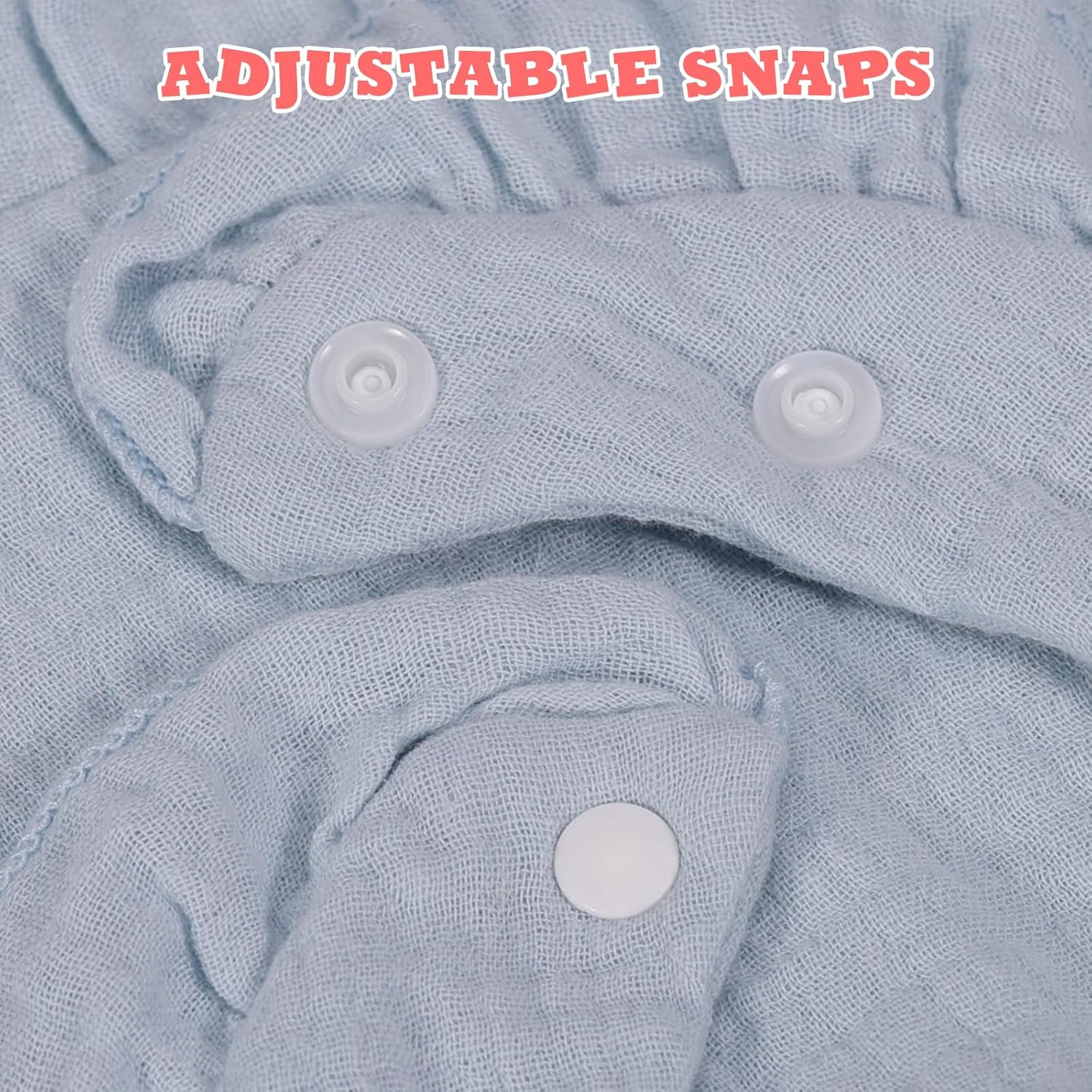 Baby Muslin Bibs Soft Cotton Doorling Bibs Adiustable Baby Bandana Bibs Teething Bibs for Boys and Girls image number 2