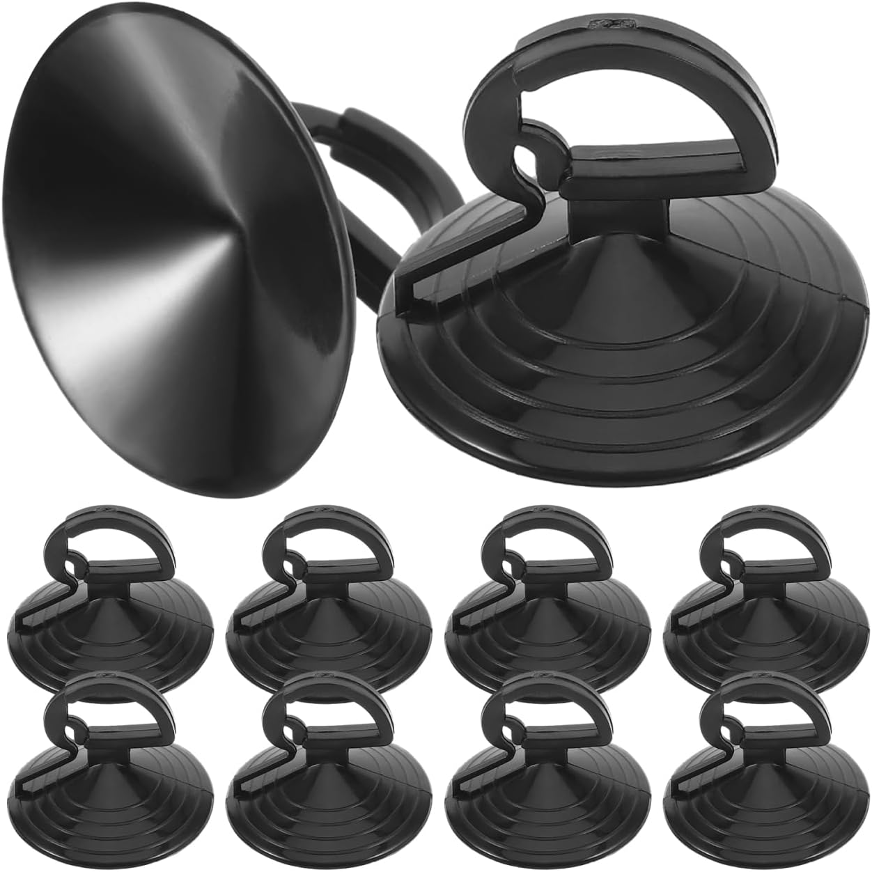 Luxshiny Light Bulb Suction Cup Removal Tool 10Pcs Lamp Changer Head Suction Cup Light Bulb Remover for Halogen Bulb Mini Track Lights Remove Black image number 3