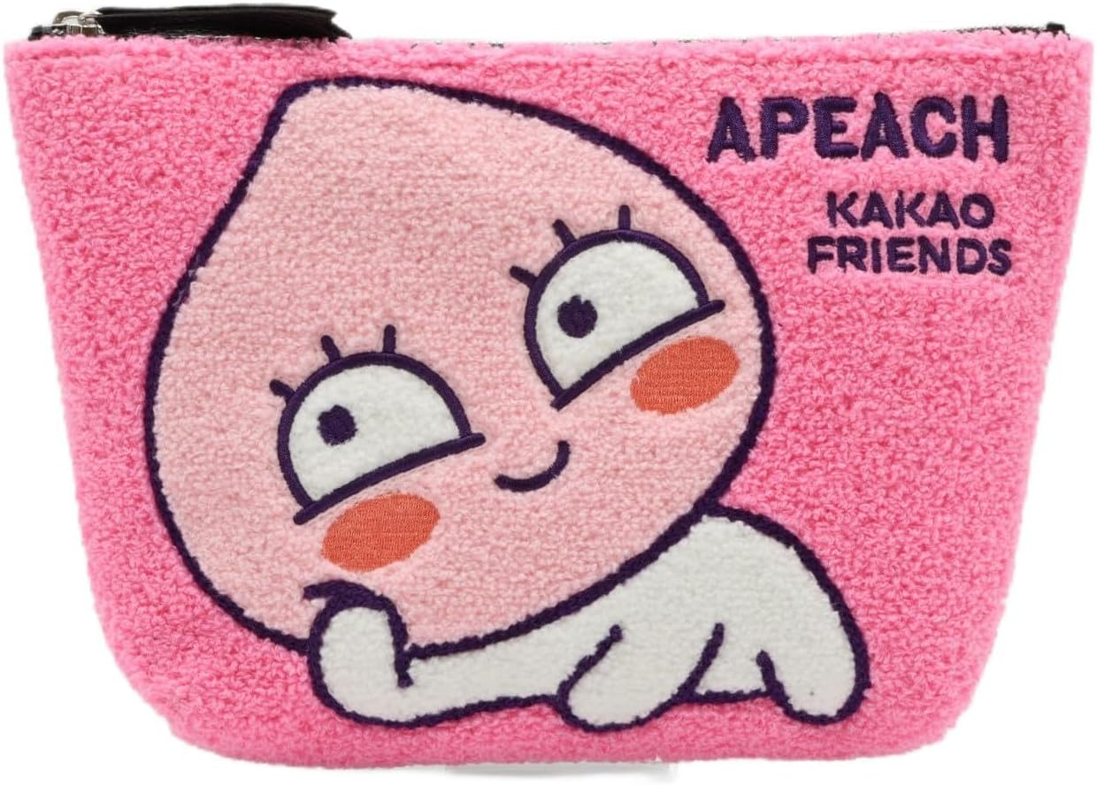 Kakao Lens KKO-PCH08 Cosmetic Bag, Apach/Pink, Apeach/Pink, One Size image number 1