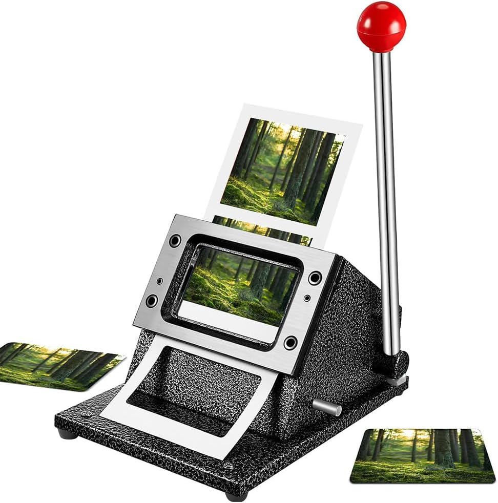 CHAOFLIGHT Business Card Cutter,Id Card Making Machine 86 * 54Mm Manual round Corner Die Cutting Heavy Duty Punch for ID, Badge, Credit, PVC, Paper Business Card image number 1