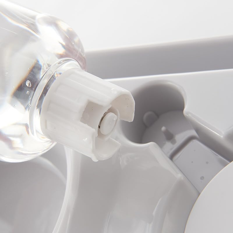 Double Dog Cat Bowls Water and Food Bowl Set，Stainless Steel Bowl Automatic Water Dispenser Bottle Pet Feeder for Small or Medium Size Dogs Cats Puppy Kitten Rabbit (Pink, One Size) image number 1