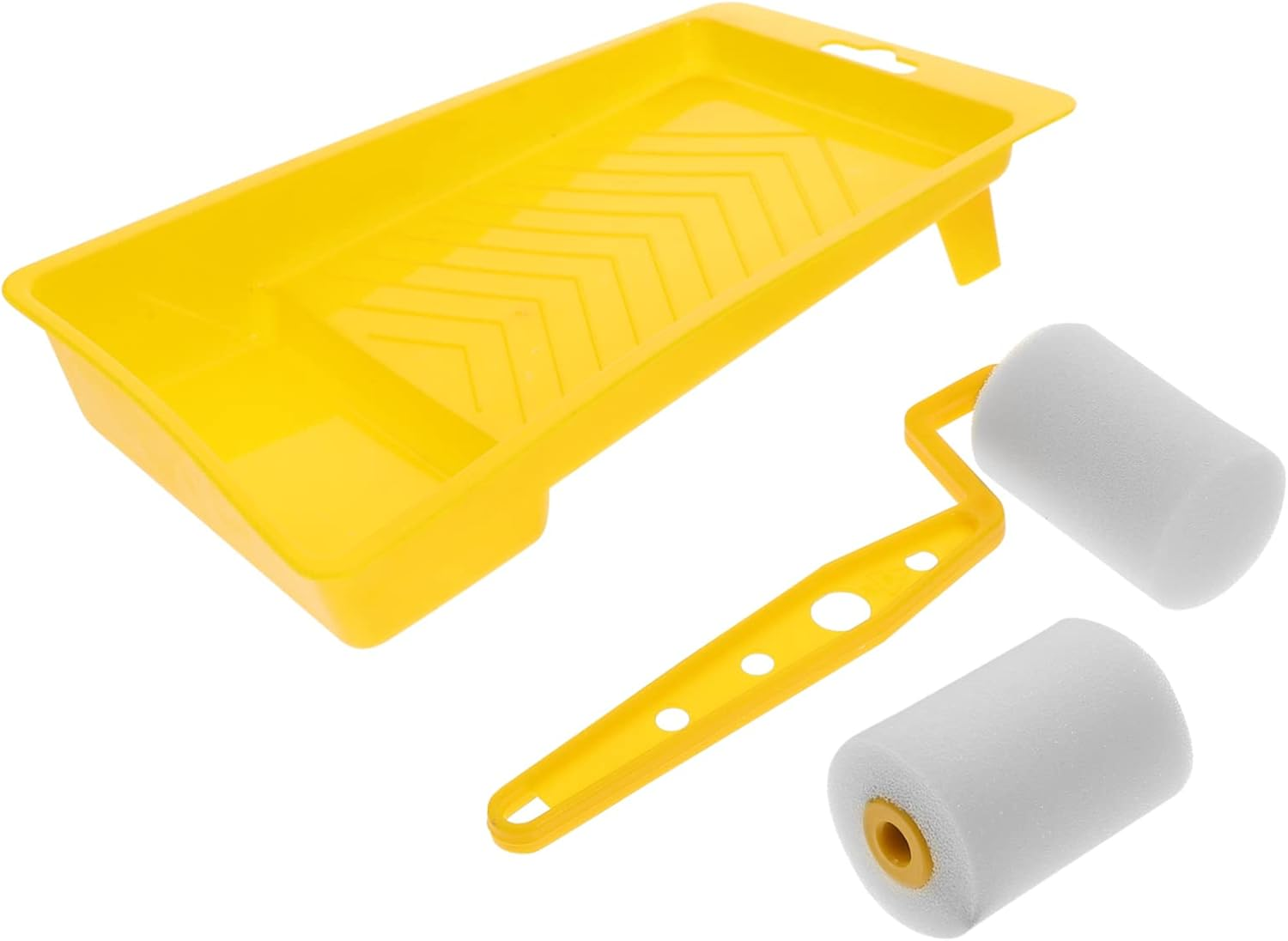 VICASKY 1Set Portable Paint Painting Kit Sponge Rollers for Walls Ceilings Furniture and Boys and Girls Art Projects for Home Decor and Creative Painting image number 2