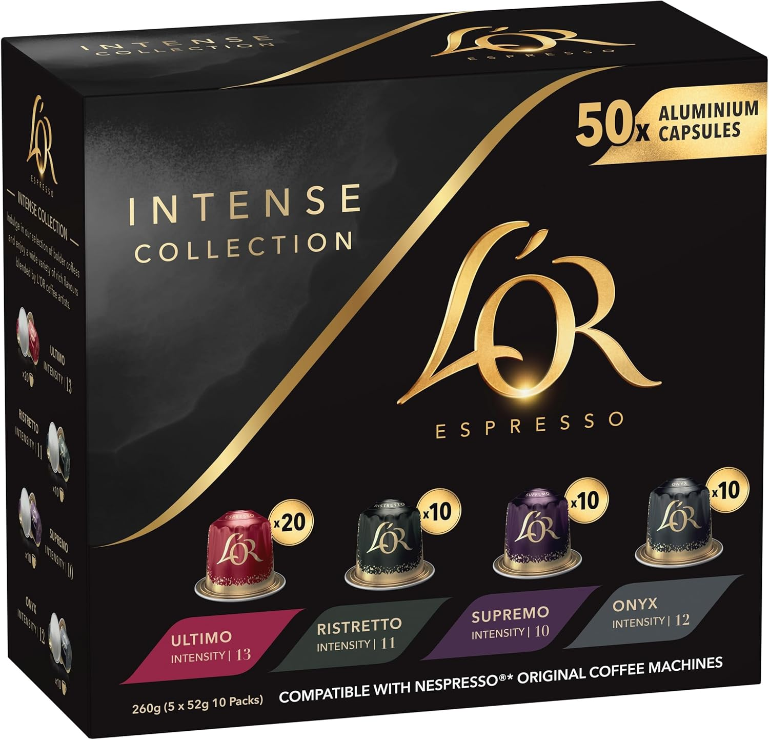 L'OR Espresso Intense Variety 50Pk X5 image number 2