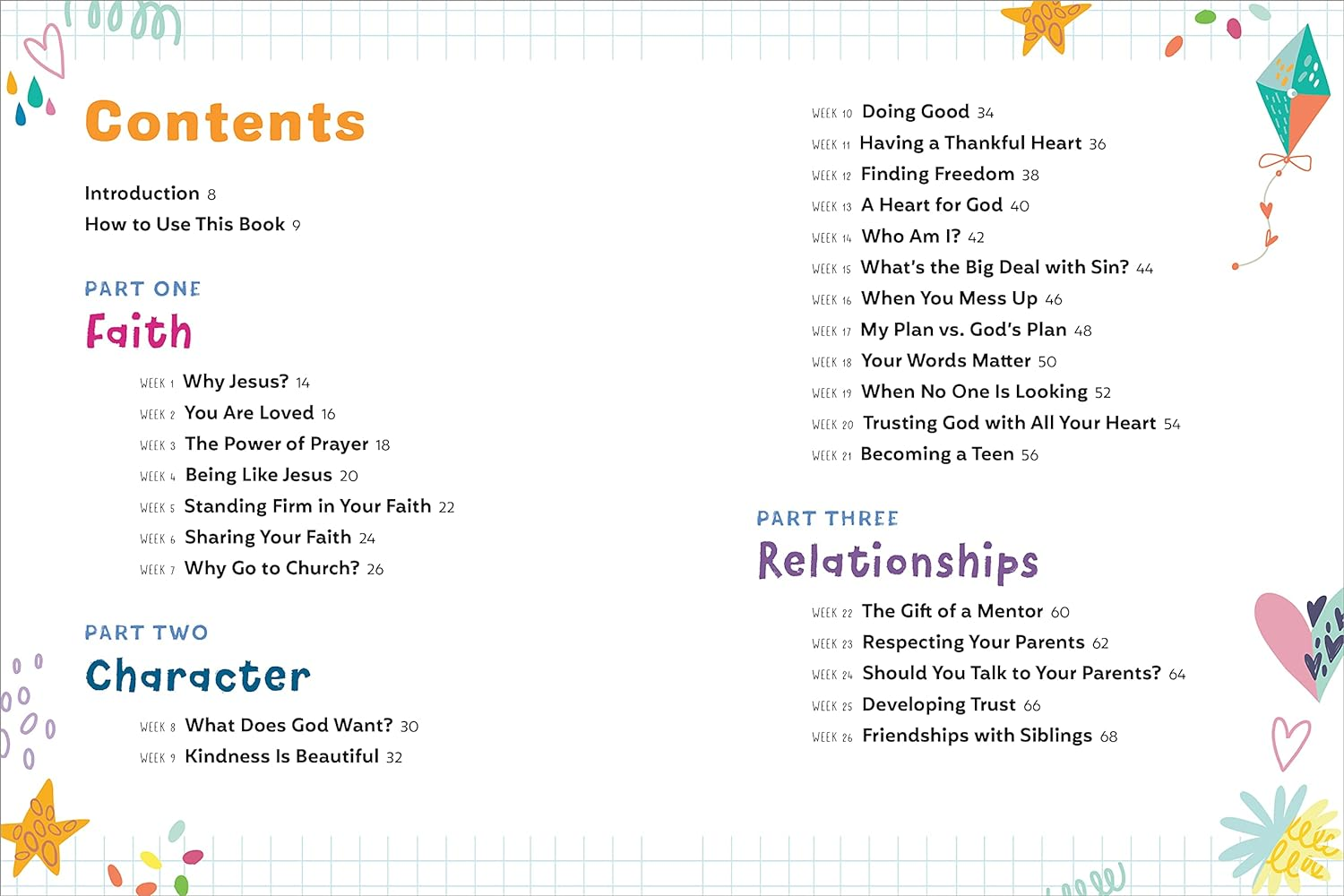 Preteen Devotional for Girls: 52 Weeks of Encouraging Devotions and Scripture for Tweens image number 4