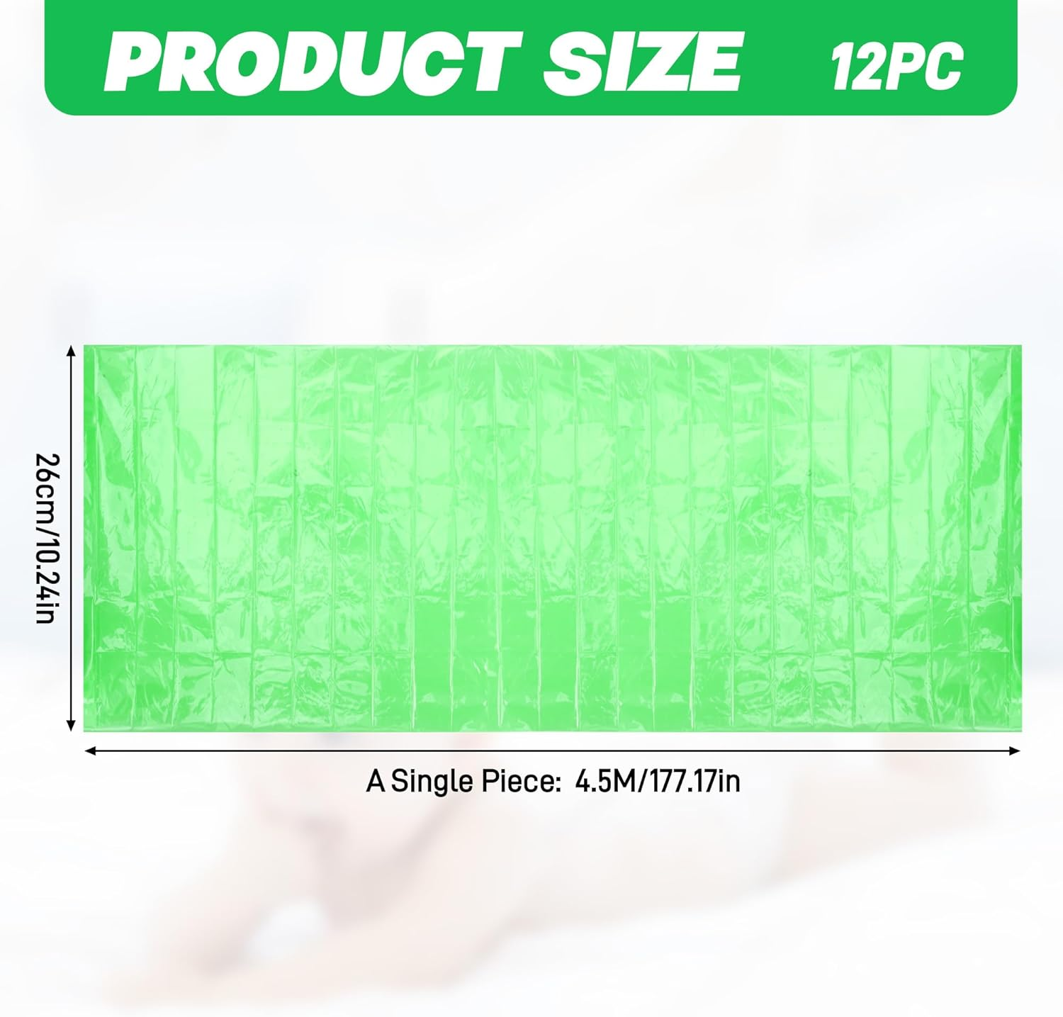 Hejo 12 Pack Nappy Bin Refill, 4.5M Nappy Refill Bags Compatible for Tommee Tippee Angelcare Twist & Click Refill, Smellproof Nappy Bags Refill, Diaper Pail Refill Liner Hold (Green) image number 4