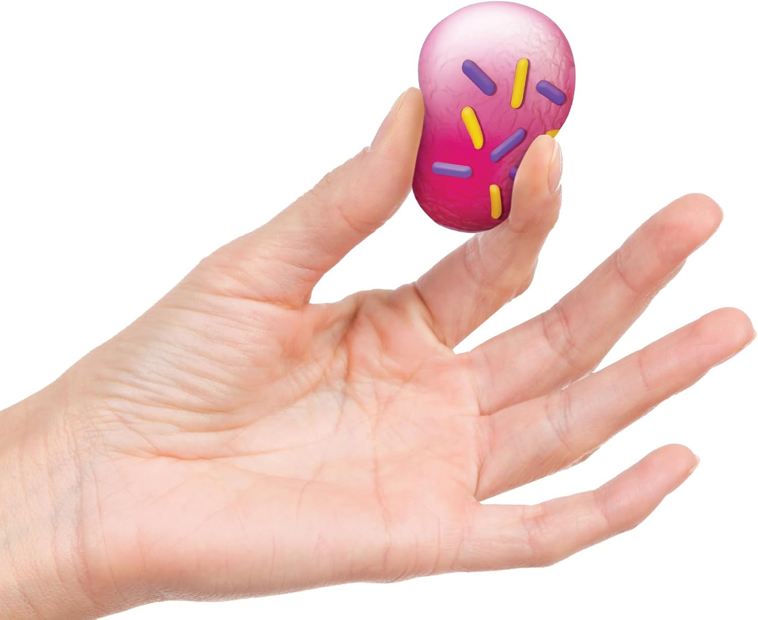 Needoh Dohnut Holes - Squishy Doh-Filled Stress Relief Toys, 6 Assorted Designs with Toppings, Sensory Fun for Kids & Adults