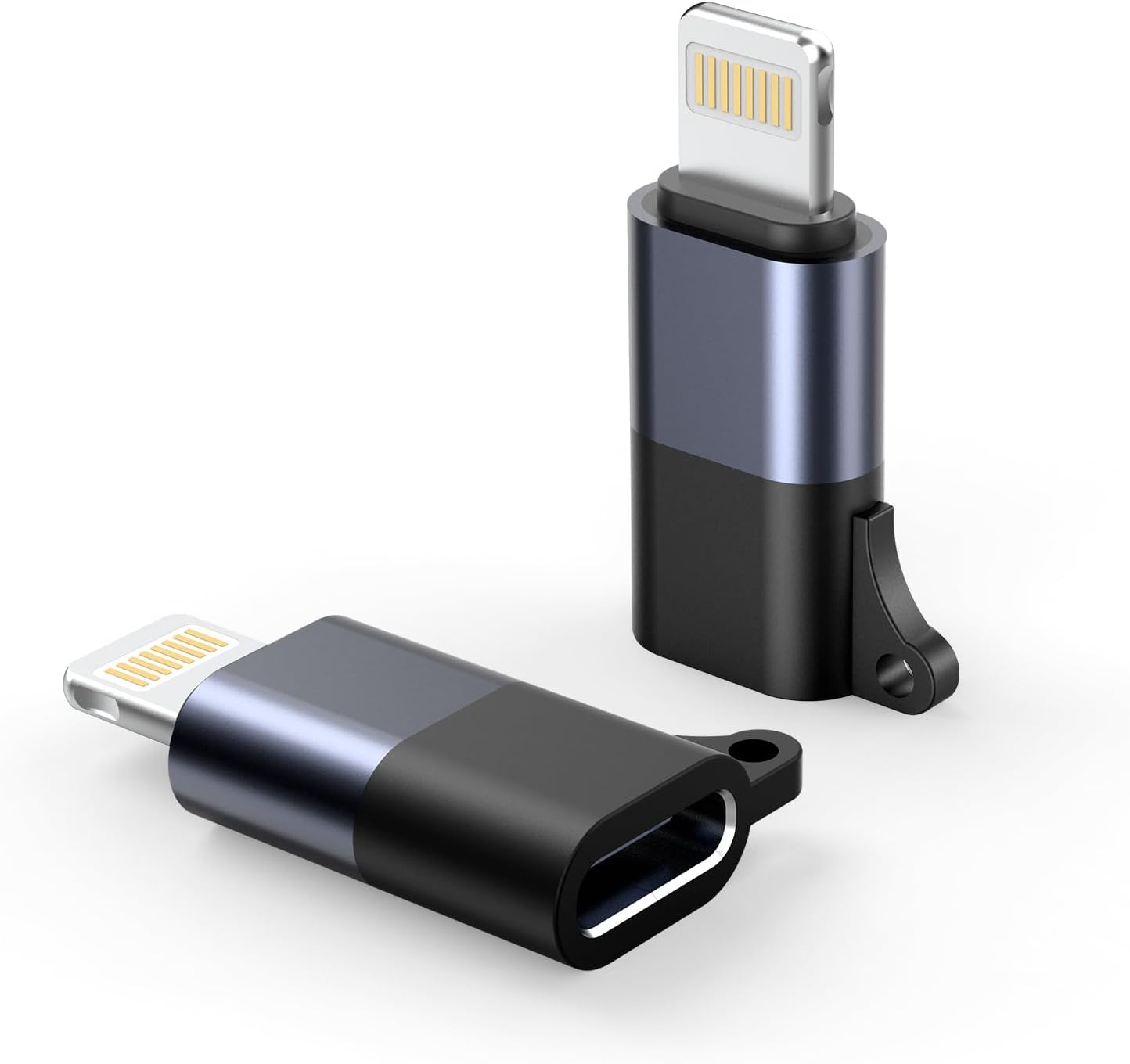 NEEWER USB C to Ios OTG Adapter 2 Pack Set, USB Type C (Female) to Ios (Male) Compatible with Iphone 14 13 12 11 X Ipad and NEEWER Type C Wireless Microphone, LM4 image number 5