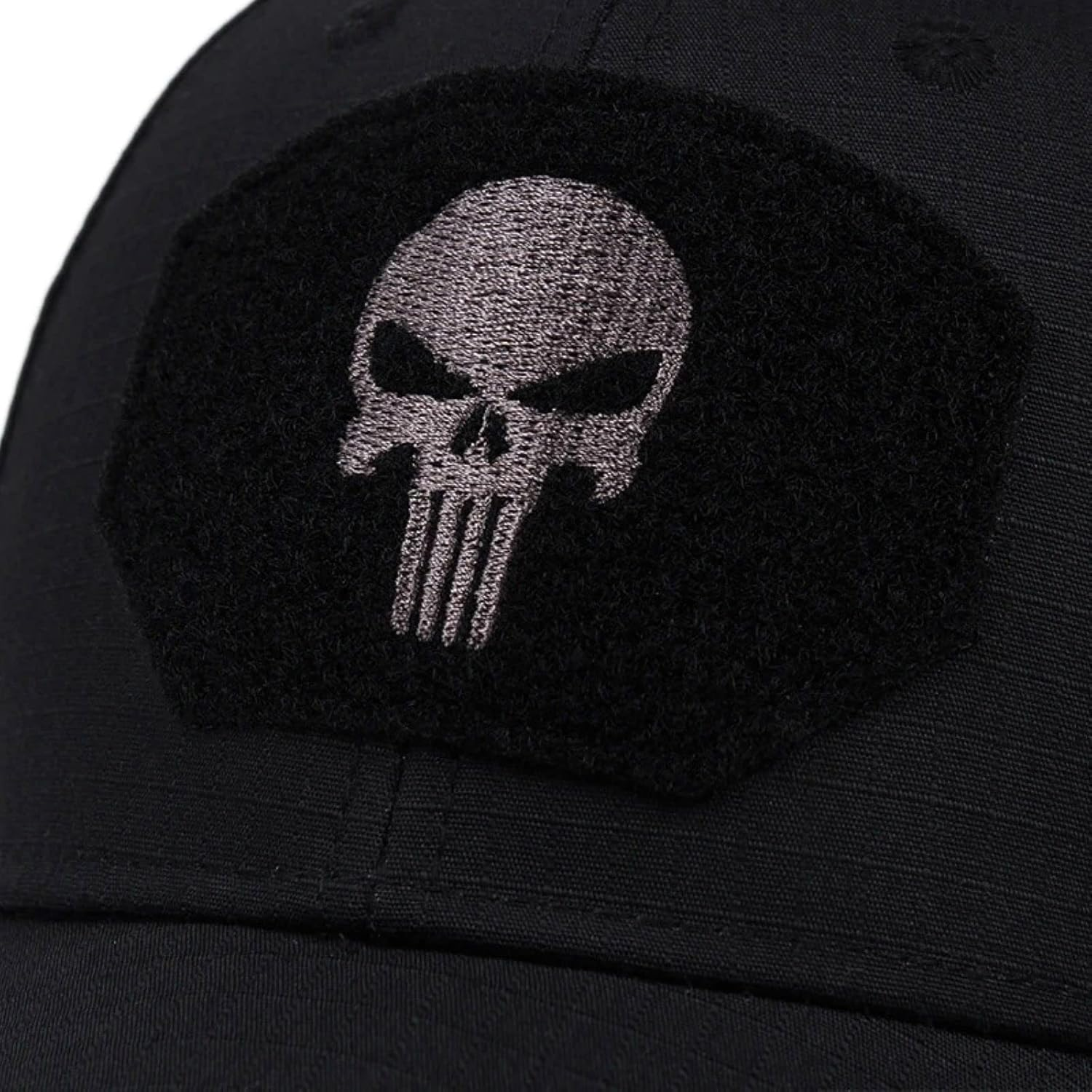 Skull Mesh Baseball Cap Men Tactical Operator Caps Fitted Outdoor Breath Hats image number 1