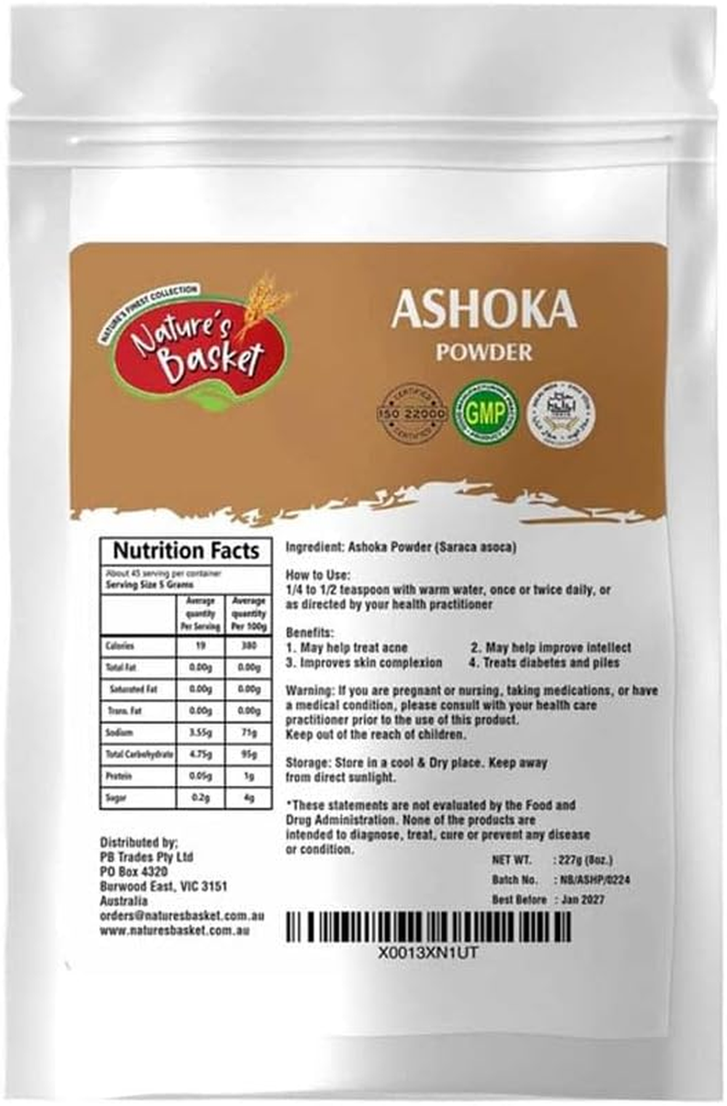 Nature'S Basket Ashoka (Saraca Asoca) Powder 227G
