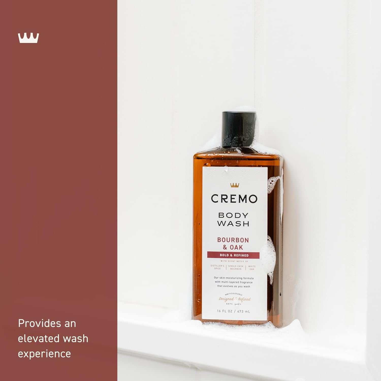 CREMO INT BODY WASH BBN&OAK 473Ml 4/3 image number 5