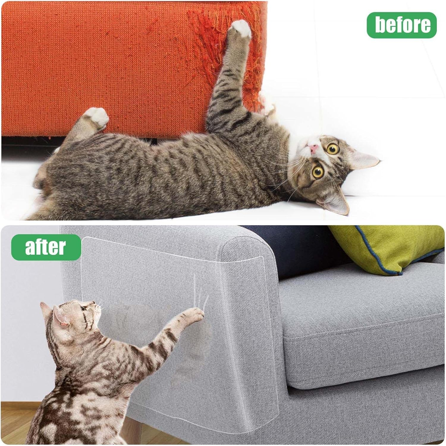 Scratch Protection Sofa Cat, 30 Cm X 5 M Scratch Protection Cat Tape Transparent Cat Scratch Protection Film Sofa Scratch Protection Pad Self-Adhesive Scratch Protection Film anti Scratch Film For image number 3