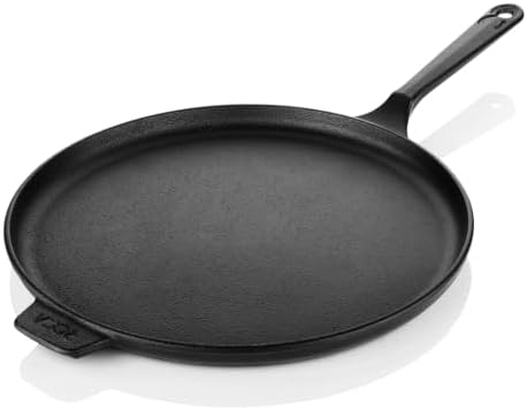 High Grade Cast Iron Dosa Tawa, Heavy Duty, Durable & Pre-Seasoned, Crepe & Pancake Pan, Europa 28 Cm image number 3