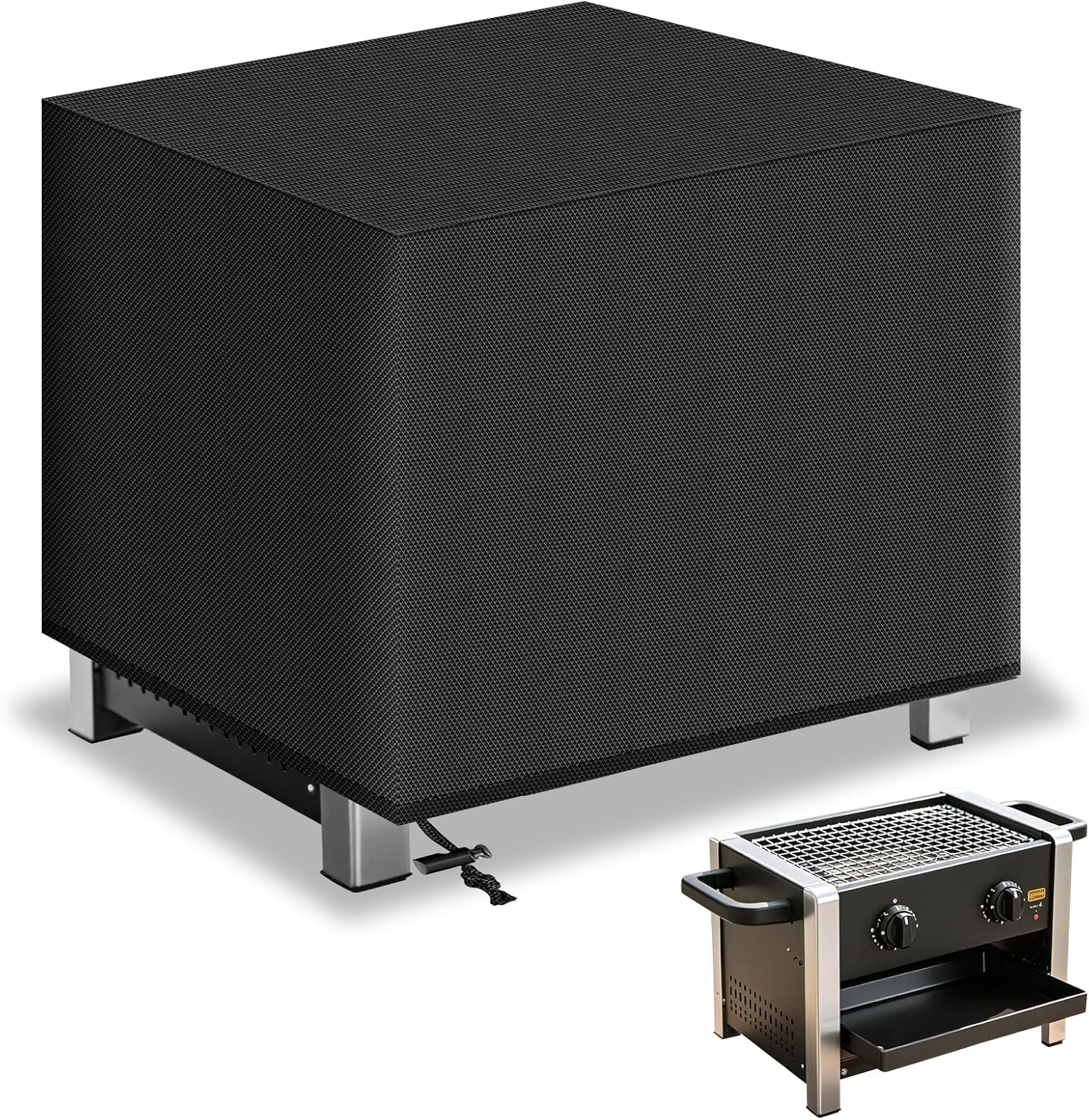 OFFCUP Weatherproof Grill Cover, 210D Oxford, Gas Grill Cover, Tear-Resistant BBQ Cover, Windproof, Uv-Resistant, Rust and Mould (70 X 47 X 30 Cm)