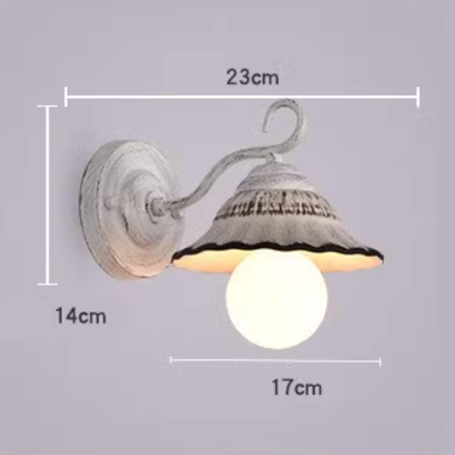 Wall Lamp TV Background Restaurant Mural Wall Sconce E27 Ceramic Metal Wall Light Corridor Bedroom Bedside Lamp Living Room Wall Lighting image number 2