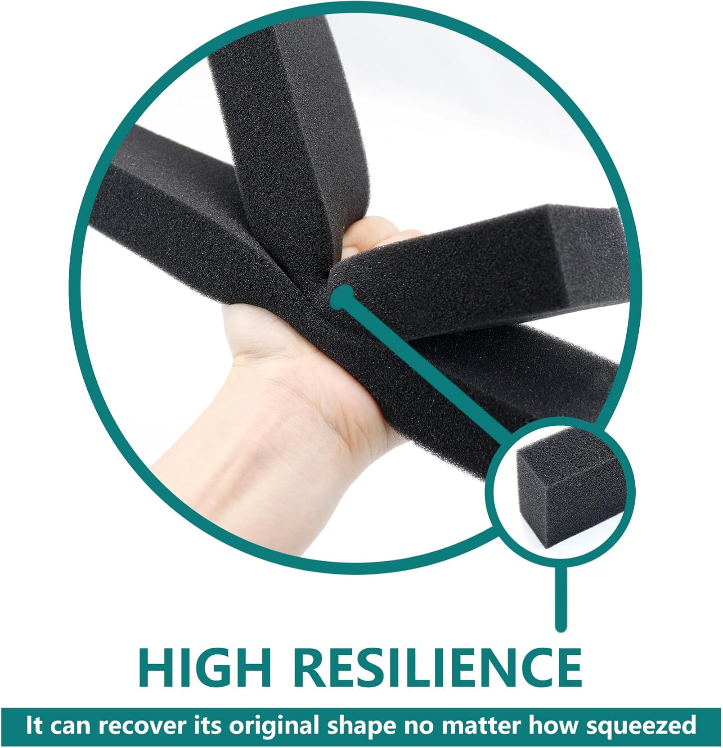 Daisypower Window Air Conditioner Foam Insulating Panels Kits,17 Inch X 9 Inch X 7/8 Inch AC Units Insulation Side Panels with Weatherseal Tape image number 6