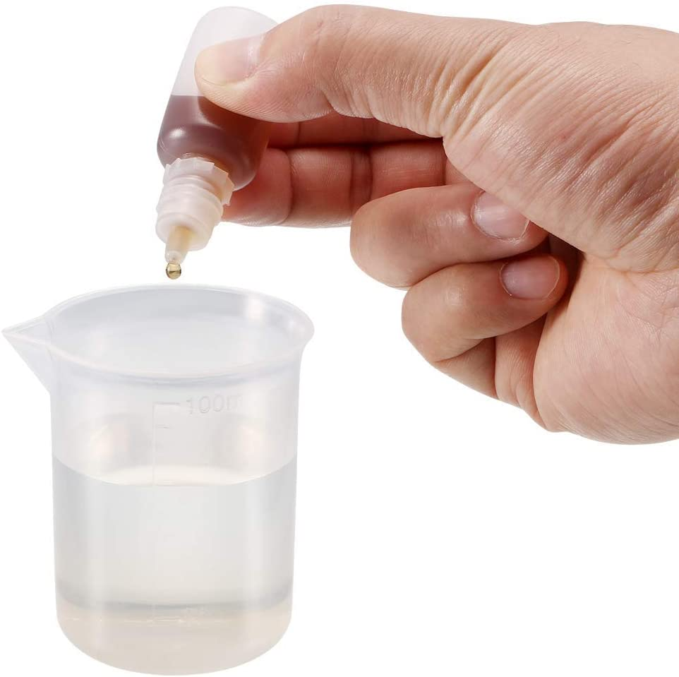 100 PCS White 5Ml Empty Plastic Squeezable Dropper Bottles, Clear Eye Liquid Dropper with Caps, Lab Sample Refillable Containers with Childproof Caps, Essential Oil Squeeze Bottles (5ML/100PCS) image number 3