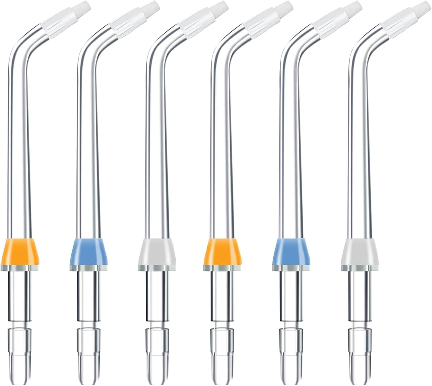 Replacement Tips for Waterpik Water Flosser, Replacement Orthodontic Tips Compatible with Waterpik Water Flossers and Other Brand Oral Irrigators (6 Orthodontic Tips) image number 5