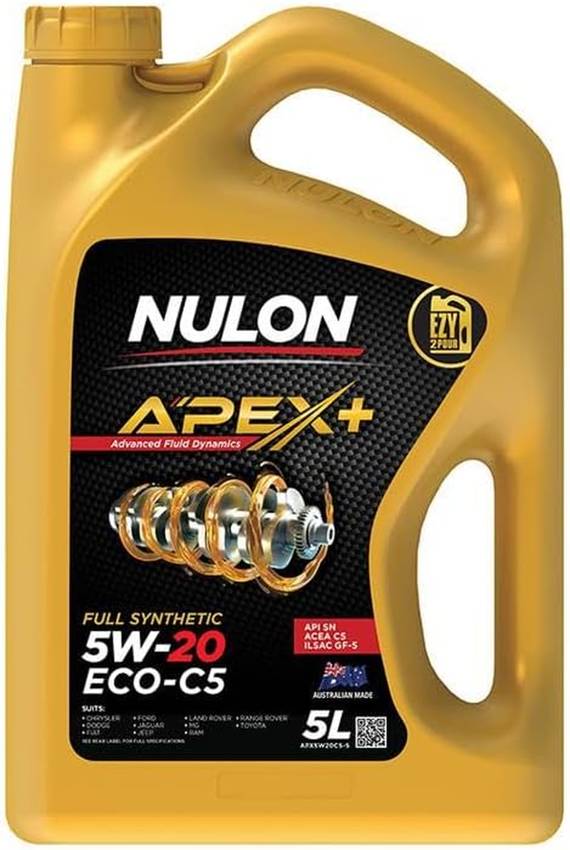 Nulon APEX+ 5W-20 ECO C5 Engine Oil 5L Full Synthetic APX5W20C5-5 image number 2