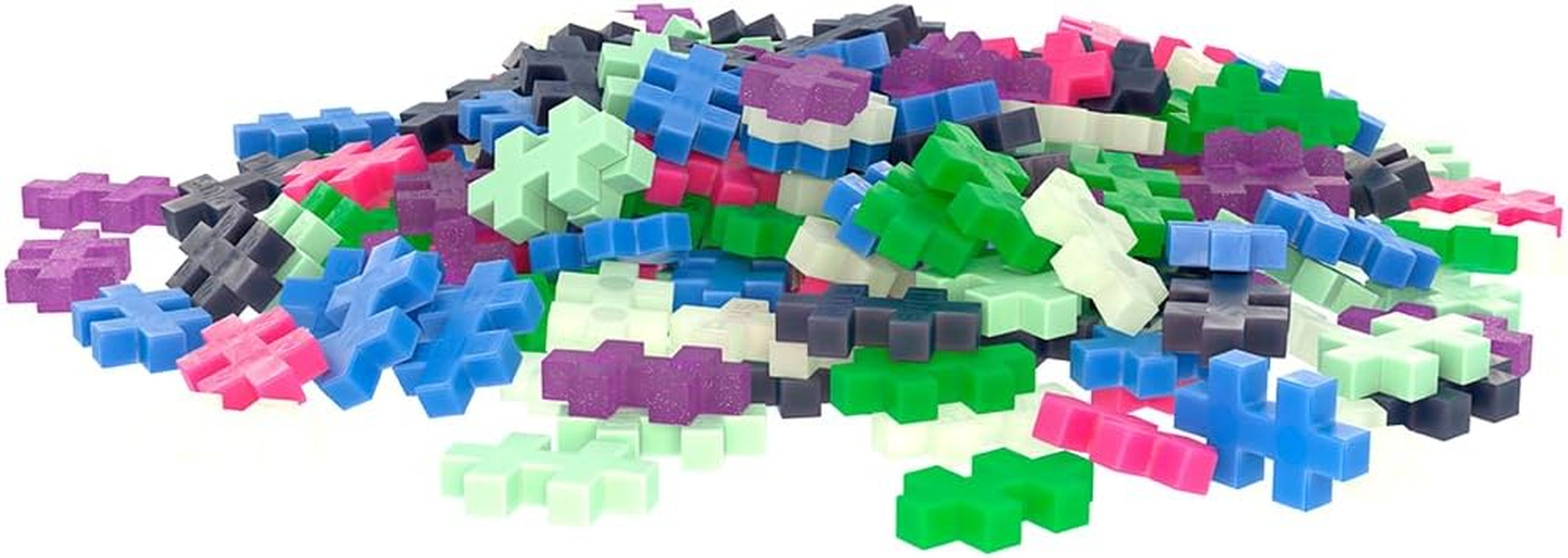 Plus-Plus 4332 Ingenious Construction Toy, Colour Mix Northern Lights, Creative Building Blocks Tube, Building Block Set for Children from 5 Years, 240 Pieces image number 3