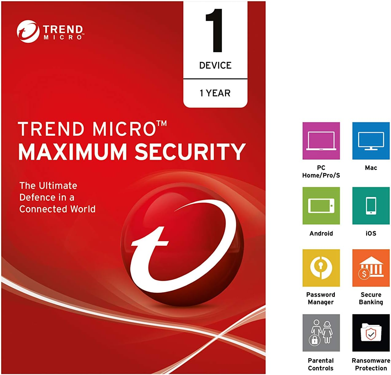 Trend Micro Maximum Security (1 Devices) 12Mth image number 2